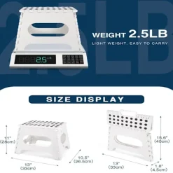 Pallar>28 cm hopfällbar pall - hopfällbar pall barn hopfällbar stol pall, hopfällbar pall hopfällbar hopfällbar pall fotpall (vit)