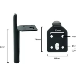 Soffbord>15 cm möbelben i svart metall bordsben DIY möbelben med skruvar för soffa soffbord sängskåp andra möbler
