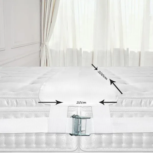 Sängar>20 cm Sängbrygga - Madrasskoppling för att göra två enkelsängar till en dubbelsäng - Madrasskil med madrassrem för gästrum, lämplig för 1,8 m säng Double Fixing Strap 20cm | Fyndiq