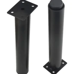 Balkongmöbler>(25-42 cm, svart) Set med 4 robusta, justerbara möbelben i metall