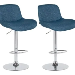 BellaFurn Stolar>2 -deluppsättning av barstolar - stångstolar - justerbar höjd och 360 ° rotation