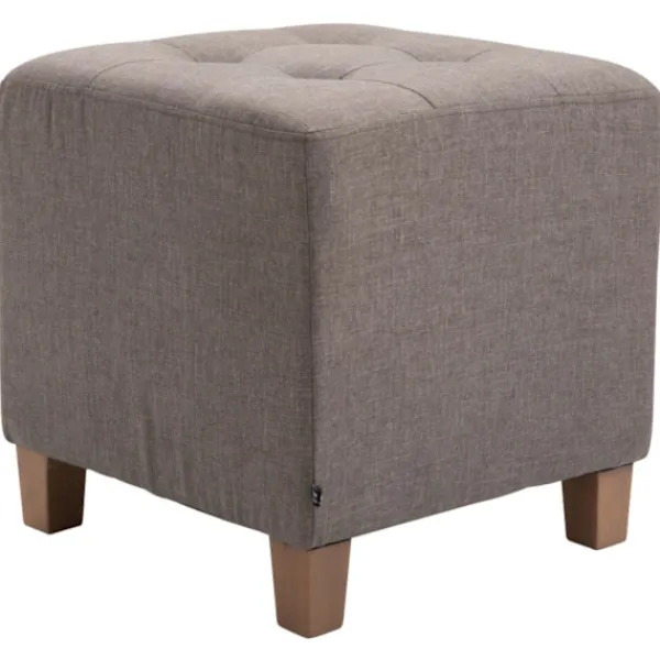 BellaFurn Sittpuffar>2 -deluppsättning av sittpallar - Sätekuber - Stylisk uppgradering för vardagsrum | Färg: Taupe