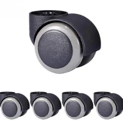 Kontorsmöbler>5 kontorsstolshjul inbäddade cadliers 2 tum 250 kg av tungt drama Global