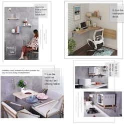 Balkongmöbler>*200 mm Fällbar Konsol, Rostfritt Stål Fällbar Konsol, Wa*