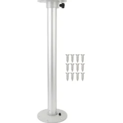 Balkongmöbler>750 mm RV Aluminiumlegeringsbordsstativ Matt Textur Avtagbart Teleskopiskt Bordsben för RV Kommersiellt Fordon Husvagn Yacht