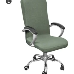 Stolar>2025 Nytt Universellt Kontorsstolsöverdrag Stretch Mikrofiber Tvättbart Kontorsstolsöverdrag Kontorsstolsöverdrag Stre