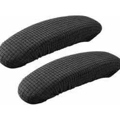 Stolar>1 par armstödsskydd för kontorsstol i polyester - Avtagbara, elastiska, tvättbara och vattentäta - Svart