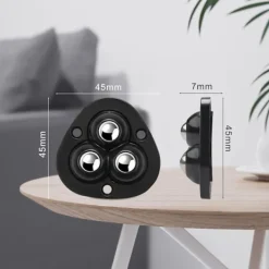 Småbord>20 Pieces Small Furniture Casters, Self Adhesive Swivel Wheels, Mini Transfer Wheels 360 Degree Furniture