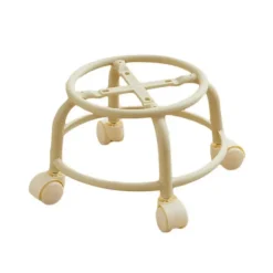 Pallar>360° Roterande Rullpall Hushållspall Flyttbar Pall Lågt Buller Remhjul Låg Pall Universella Svängbara Hjul För Kök H