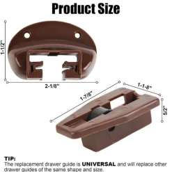 Byråer>5 Set Ersättningslådskenor, Spår för Lådor, Möbeldelar för Byråer, Hutchar