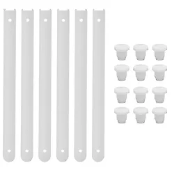 Byråer>3 Set Plastlådor Glidskenor Lådbytesdelar Lådskenor Lådspårskenor -n1994