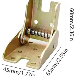 Matbord>4 st 90 graders självlåsande fällgångjärn, fällbart bordsbensfäste i stål, stödfäste