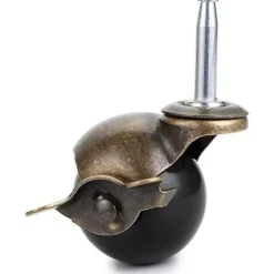 Kontorsmöbler>8 st 40 mm hjul med broms, möbelhjul med broms, nylon för kontorsstol, soffa, säng, soffa, lastkapacitet 25 kg per hjul