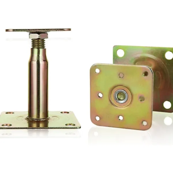 FJORD Balkongmöbler>2 st 100-150 mm Justerbara Höjda Stolpbassupphängningar, Tunga Takstöd för Byggnader