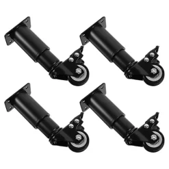 Småbord>4 st Bordsben Justerbara Möbelben Skåp Byrå Ben Soffben Med Hjul