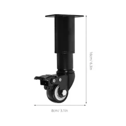 Småbord>4 st Bordsben Justerbara Möbelben Skåp Byrå Ben Soffben Med Hjul