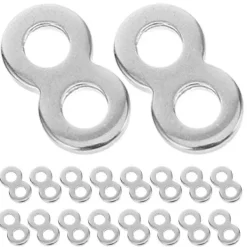 Matbord>25 st Bordsfästen 8 Figur Fästen Rostfritt Stål Bordskivans Kopplingar (FMY) 1.00X0.50X0.30CM