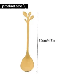 Matgrupper>16 st Dessertsked och Gaffel Set Tårtgaffel Kaffesked Fruktgaffel Rostfritt Stål Guld