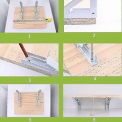 Balkongmöbler>2 st Fällbara Hyllkonsoler - Kraftiga Fällbara Triangelhyllkonsoler i Metall, DIY Väggmonterat Fällbart Bordsgångjärn, Utrymmesbesparande För Bänk Bord- | Fyndiq