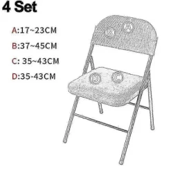 unbranded Stolar>4 st Fällbara Stolsöverdrag med Delad Sits för Fest Bröllop Hem -ys Xi