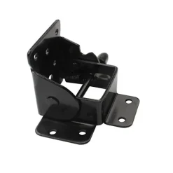 Småbord>4 st förpackning rätvinkligt stödram fällbart bord och stolsben fäste gångjärnsverktyg (hane, svart)