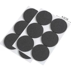 Stolar>24 st halkfria gummifötter, självhäftande möbelskydd, svart, 4,6 cm