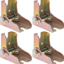 Sängar>4 st hopfällbara bordsben, låsförlängningsbordsben, varmvalsat stålfällbart soffa sängben 2,3 mm tjocklek möbeltillbehör--