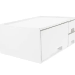 Kontorsmöbler>1 st Hushållsskärm Förhöjt Ställ Dator Ökad Hylla Skärmställ (Vit)