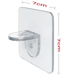 Hyllor>20 st Hyllfästen Självhäftande Fästen För Hyllgarderob Glasfäste Hyllförvaring
