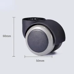 Kontorsmöbler>5 st kontorsstols hjul inbäddade typ hjul 2 tum 250 kg tunga