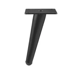 Soffbord>4 st möbel lutande kon stöd soffa fötter, soffbord TV-skåp fötter (matt svart 10 cm) 10CM