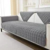 Soffor>1 st Mjukt Flanellsoffskydd Tvättbart - Nya Soffkuddskydd, Halkfritt Soffskydd 1 2 3 Sits Soffskydd (Grå, 70x180cm)