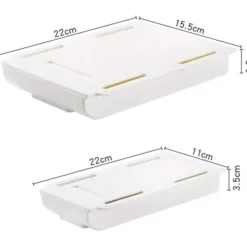 Kontorsmöbler>2 st osynliga förvaringslådor under bordet, A