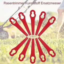 Matgrupper>50 st Plastknivar För Stihl Fsa 45 Fsa 57 Grästrimmer Reservdelar 83mm För Sladdlös Grästrimmer Knivskärare Gräsmatta Del-ykc