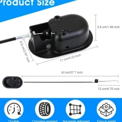 Fåtöljer>2 st Recliner Släpphandtag Universell Soffa Stol Reclinerhandtag Ersättningsdelar Dra i Stolsläpphandtaget för Ashley och Major Recliner Soffa