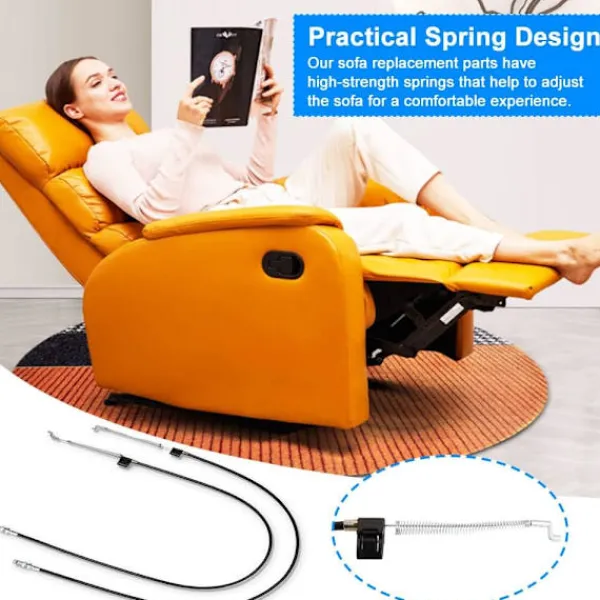 Fåtöljer>2 st Recliner Släpphandtag Universell Soffa Stol Reclinerhandtag Ersättningsdelar Dra i Stolsläpphandtaget för Ashley och Major Recliner Soffa