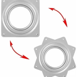 Småbord>1 st Rotationsplatta med kullager, svängbar platta, svängbar bas