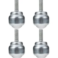 Balkongmöbler>4 st Rullkulor Hjul Metall Kullager Hjul Kulöverföring Lager Rulle för Arbetsbänk 3.30X1.20X1.20CM