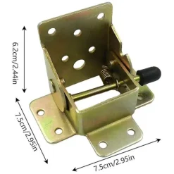 Småbord>2/4 st Självlåsande gångjärn Kraftig vikfäste Järn Fällbart lås För tvätt Båtar Sängar Arbetsbord Garagemöbler