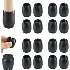 Stolar>32 st Stolbensskydd, Silikonstolsbenskydd, Stolsbensskydd med filtdynor, Silikonstolsbenskydd