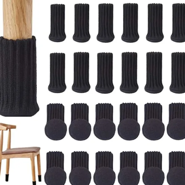 Selected deals Stolar>24 st Stolsstrumpor Möbelstrumpor Halkfria Elastiska Stolsbensstrumpor Skydd, Stickade