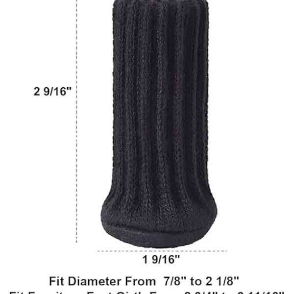 Selected deals Stolar>24 st Stolsstrumpor Möbelstrumpor Halkfria Elastiska Stolsbensstrumpor Skydd, Stickade