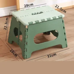 Pallar>1 st (Stor, Grön) Plast Bärbar Pall för Barn och Vuxna -