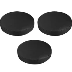 Pallar>3 st svarta stretchbar pallöverdrag Runda pallöverdrag Svarta pallöverdrag