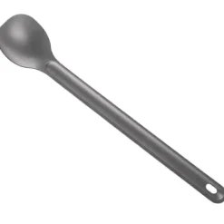 Matgrupper>2 st Titanium Sked 21,5 cm X 3,9 cm Campingsked Utomhus Servis Långskaftad Titaniumsked