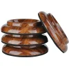 Stolar>4 st Upright Piano Caster Cups, rosenträ Färg Piano Caster Piano Ben Golvskydd Med Ljuddämpande Skum För Hårdträgolv Akryl