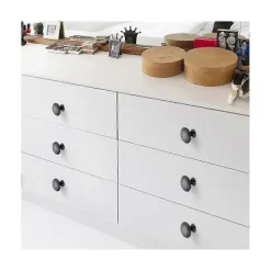 Byråer>6 st Vintage Lådhandtag, 27MM Möbelknopp