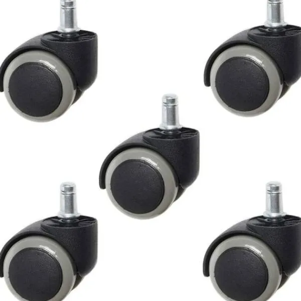 OCEAN Kontorsmöbler>5 stycken hjul, tysta universella kontorsstolshjul, stolshjul