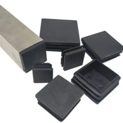 Stolar>32 stycken lamelllock för fyrkantsrör 40 x 40 mm, svarta plastfyrkanter, fyrkantiga lock för metallprodukter/stolar/soffor/bord/NC/