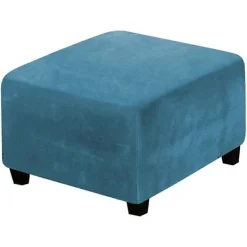 Pallar>27-32 tum Fyrkantig Pall Fotpall Låg Överdrag Soffa Pallskydd Dammtät Utrustning Möbelserie